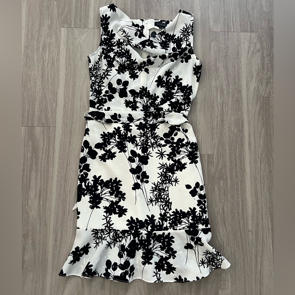 The Limited Monochrome Floral Midi Dress size 2